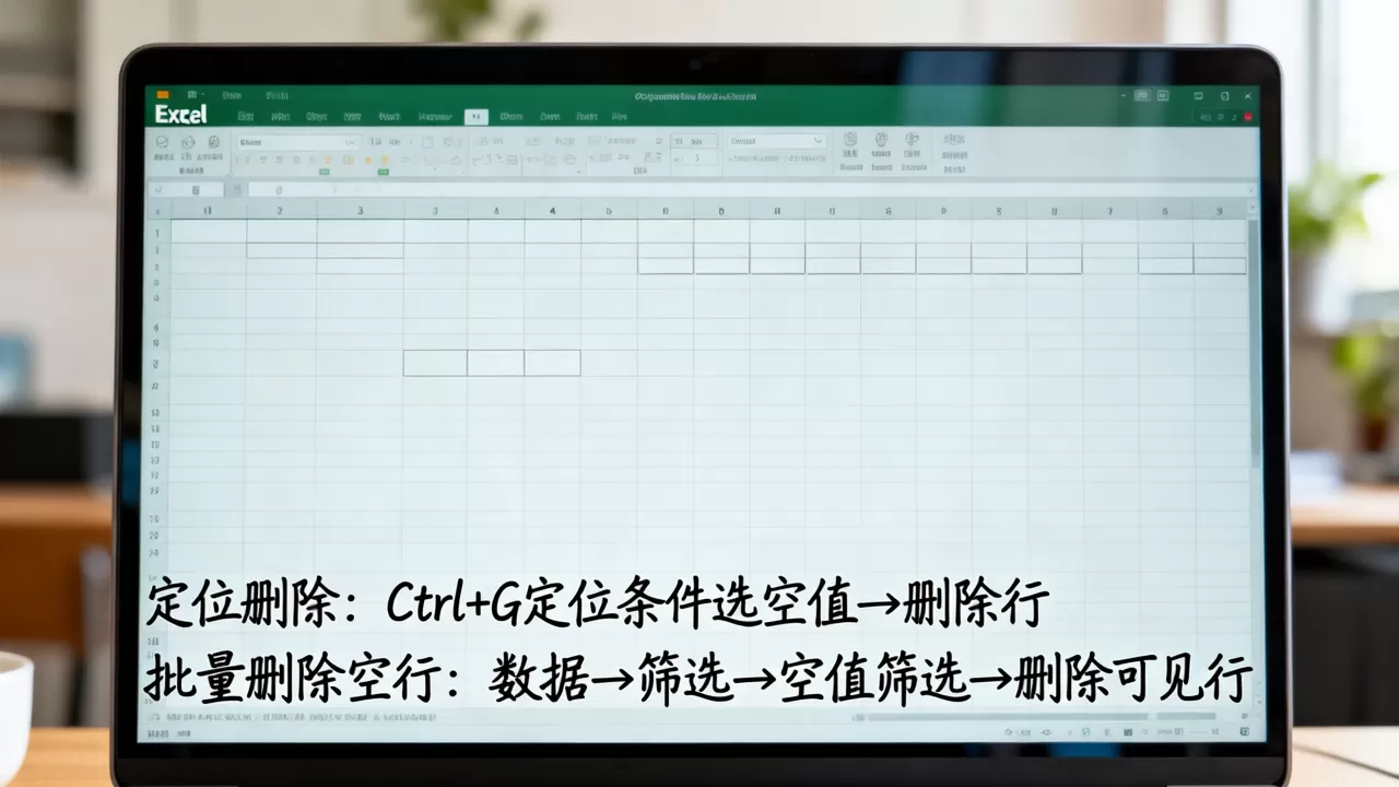 Excel定位删除怎么操作?如何批量删除空行 Excel定位删除怎么操作?如何批量删除空行