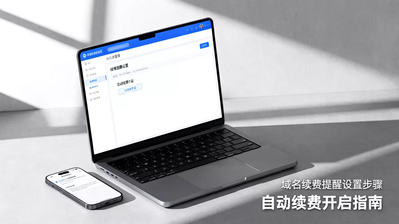 域名续费提醒怎么设置？域名到期自动续费怎么开启
