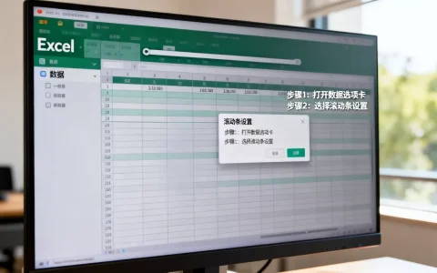 excel滚动数据怎么设置？excel表格自动滚动显示