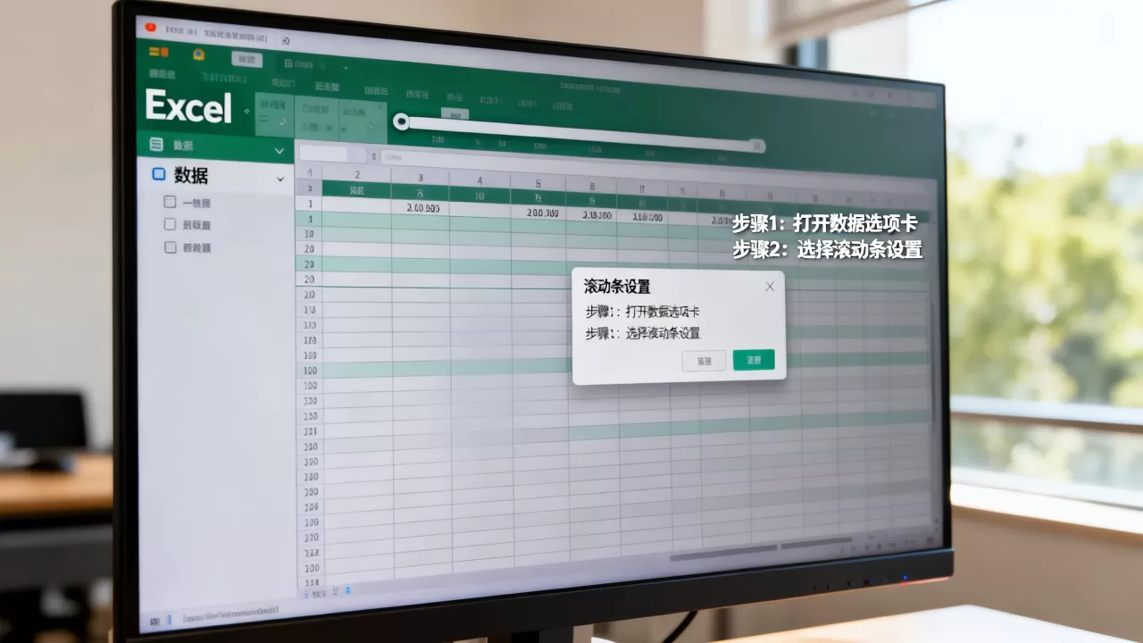 excel滚动数据怎么设置?excel表格自动滚动显示 excel滚动数据怎么设置?excel表格自动滚动显示