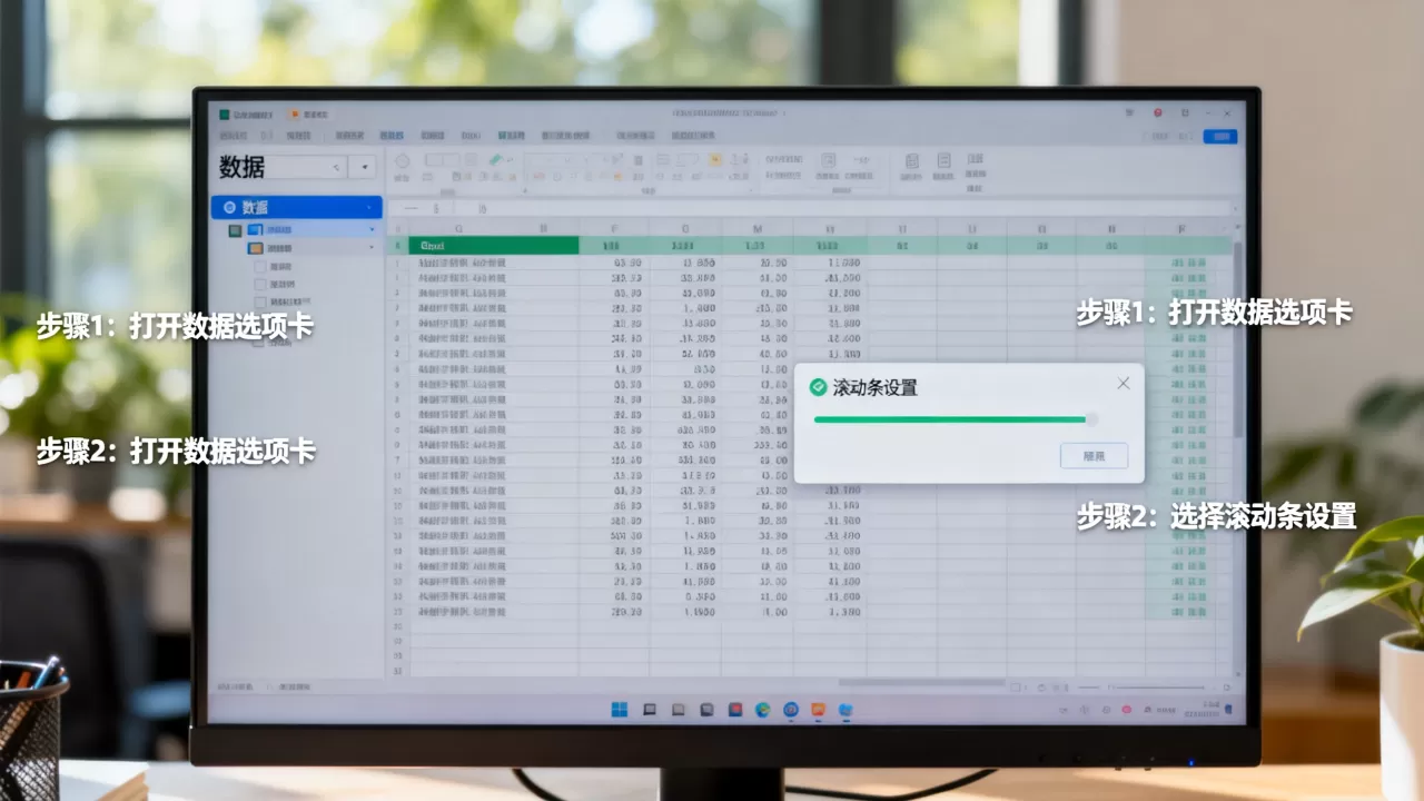 excel滚动数据怎么设置?excel表格自动滚动显示 excel滚动数据怎么设置?excel表格自动滚动显示