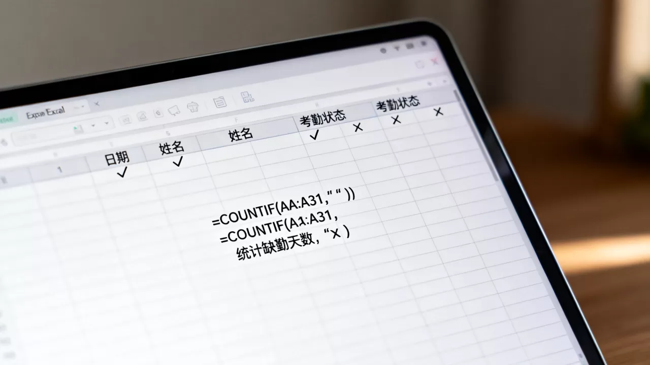 Excel怎么计算考勤?考勤表自动统计公式 Excel怎么计算考勤?考勤表自动统计公式
