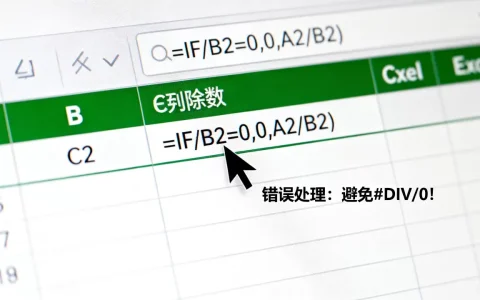 Excel除法出现0怎么办？Excel除法遇到0怎么处理