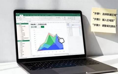 excel区域图怎么做？excel图表制作教程