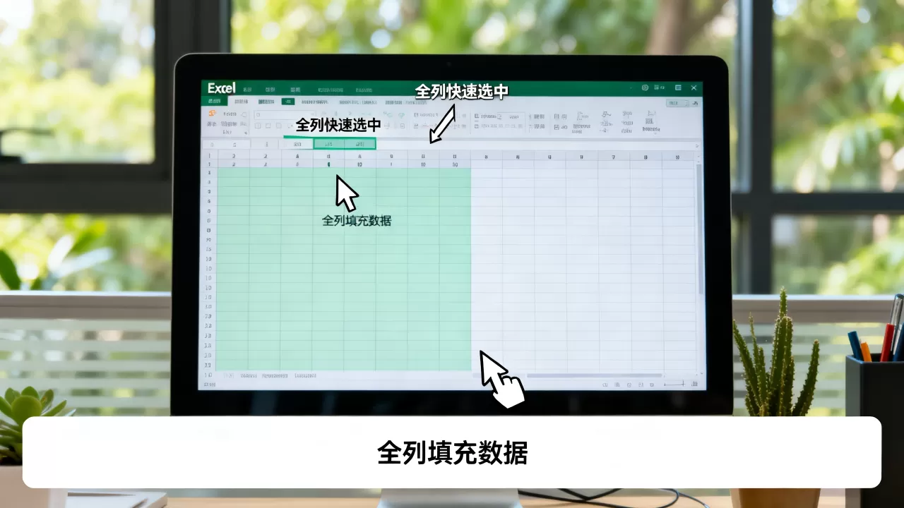 Excel全列怎么快速选中?Excel全列填充数据 Excel全列怎么快速选中?Excel全列填充数据