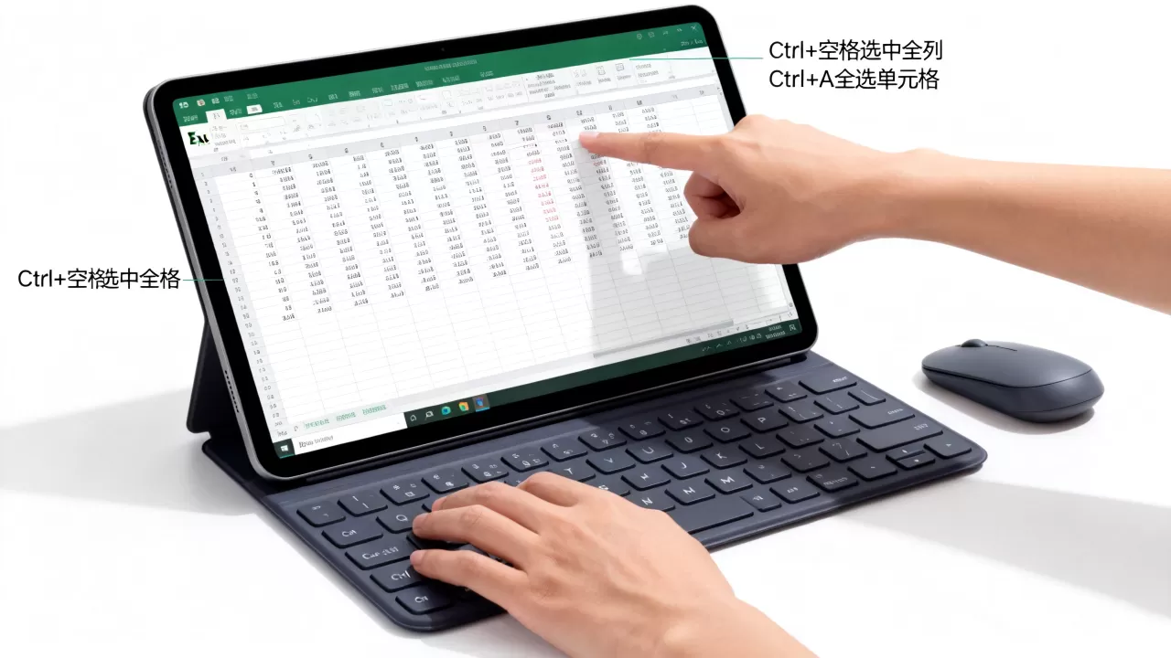 Excel如何快速选中全列?excel全选单元格快捷键 Excel如何快速选中全列?excel全选单元格快捷键