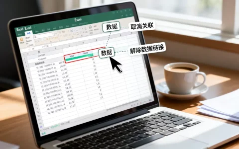 Excel取消关联怎么操作？Excel解除数据链接方法