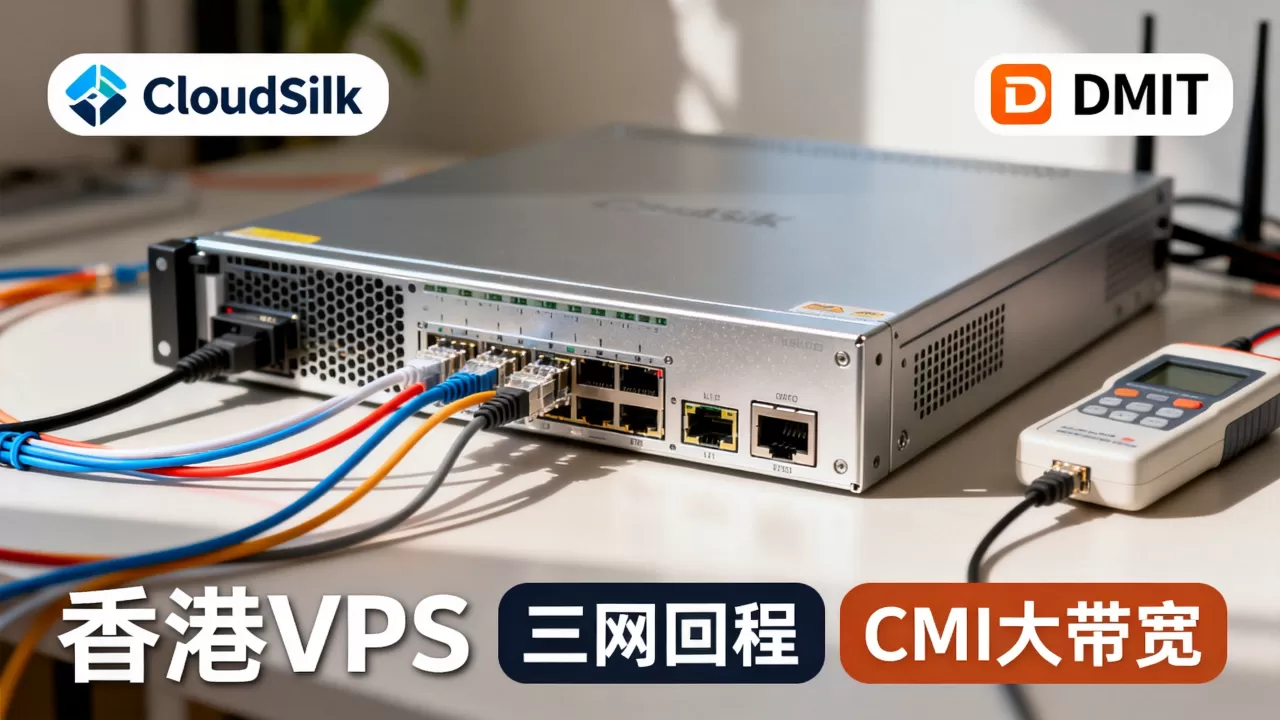 CloudSilk与DMIT香港VPS三网回程哪家强？CMI大带宽VPS推荐