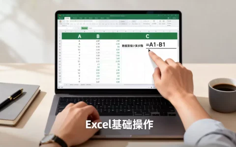 Excel数据差值怎么算？Excel计算两列数据差值的方法