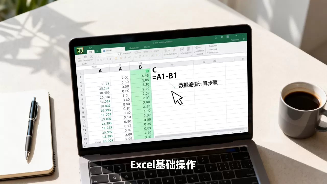 Excel数据差值怎么算?Excel计算两列数据差值的方法 Excel数据差值怎么算?Excel计算两列数据差值的方法