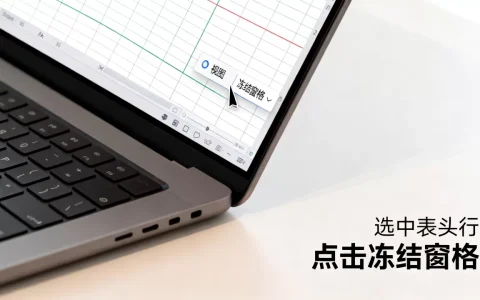 置顶怎么设置？Excel表格固定表头不滚动
