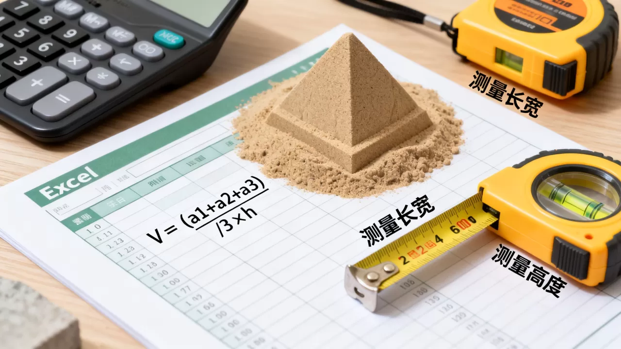 Excel如何计算土方量?土方量计算公式 Excel如何计算土方量?土方量计算公式