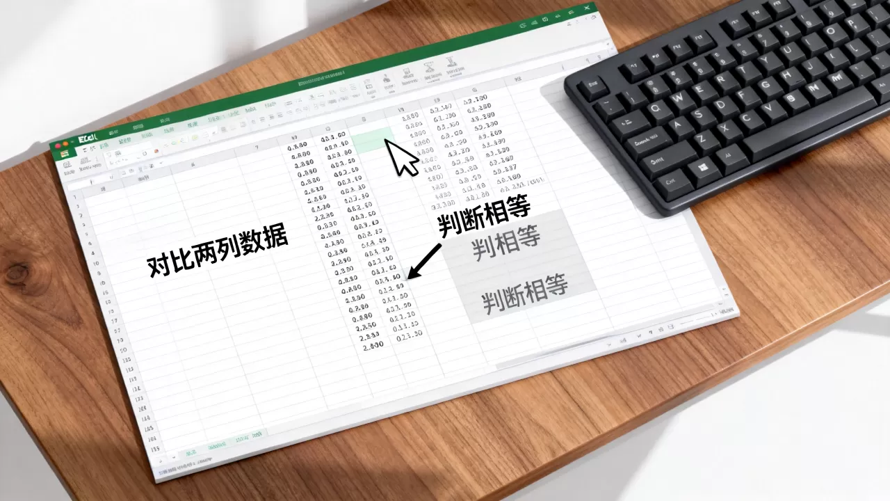 Excel数据如何判断相等?excel对比两列数据是否相同 Excel数据如何判断相等?excel对比两列数据是否相同