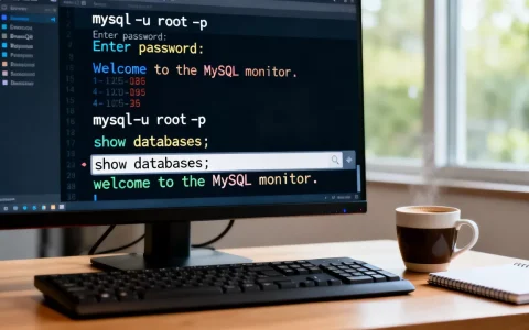 如何通过命令查看mysql数据库？服务器命令查看mysql数据库