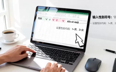 Excel里怎么输入性别符号？excel性别代码怎么设置