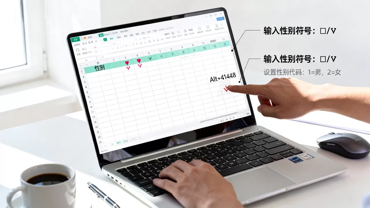 Excel里怎么输入性别符号?excel性别代码怎么设置 Excel里怎么输入性别符号?excel性别代码怎么设置