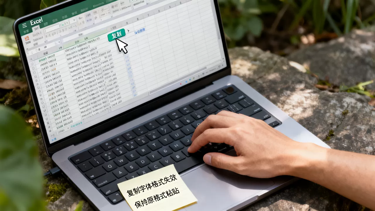 excel复制字体格式失效怎么办?如何保持原格式粘贴 excel复制字体格式失效怎么办?如何保持原格式粘贴