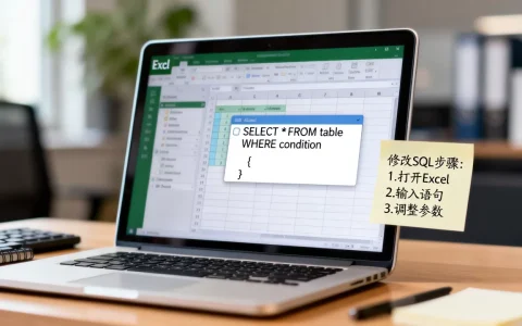 Excel修改SQL语句怎么操作？excel如何修改sql查询