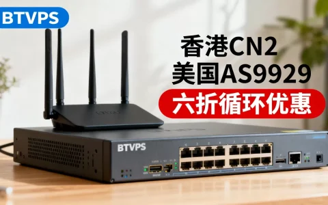 BTVPS六折循环优惠值得买吗？香港CN2美国AS9929线路评测