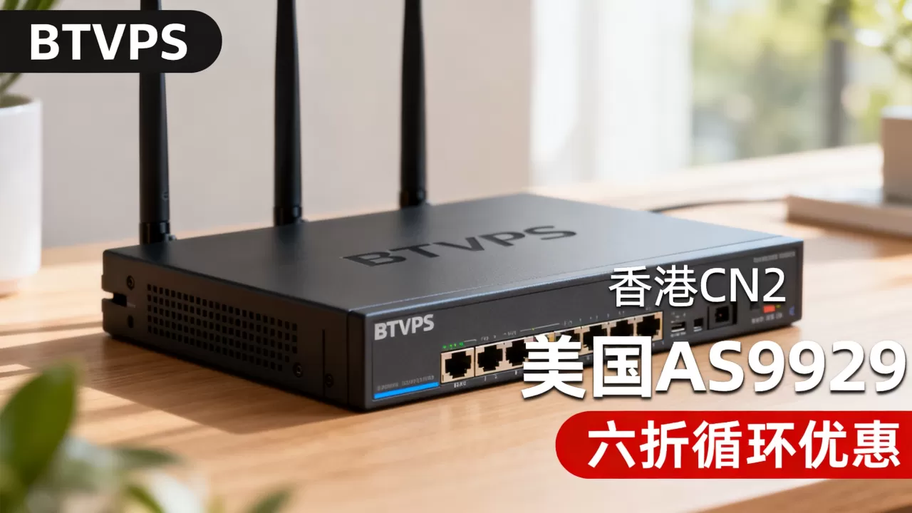BTVPS六折循环优惠值得买吗?香港CN2美国AS9929线路评测 BTVPS六折循环优惠值得买吗?香港CN2美国AS9929线路评测