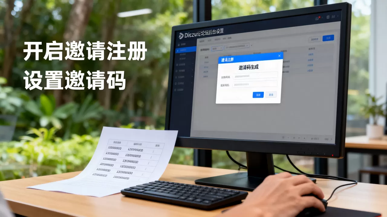 Discuz论坛邀请注册怎么开启?如何设置邀请码功能 Discuz论坛邀请注册怎么开启?如何设置邀请码功能