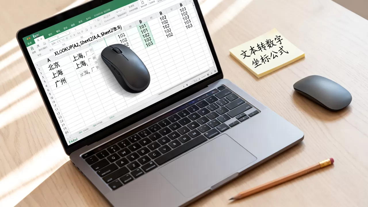 excel文本坐标怎么转？excel坐标公式转换方法