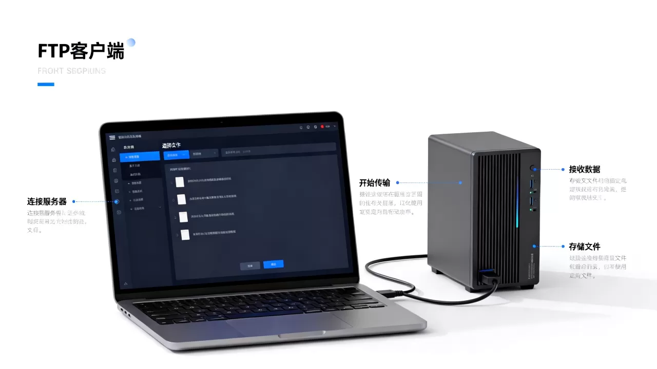 FTP客户端和服务器怎么传文件？ftp客户端和服务器传输数据
