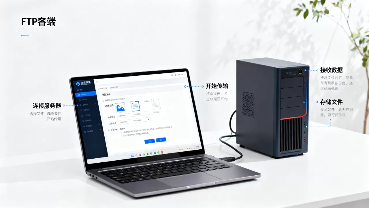 FTP客户端和服务器怎么传文件？ftp客户端和服务器传输数据