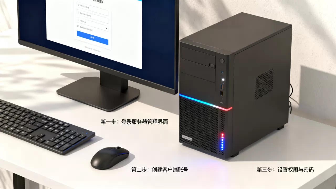 如何在服务器建客户端账号？服务器搭建客户端账号教程