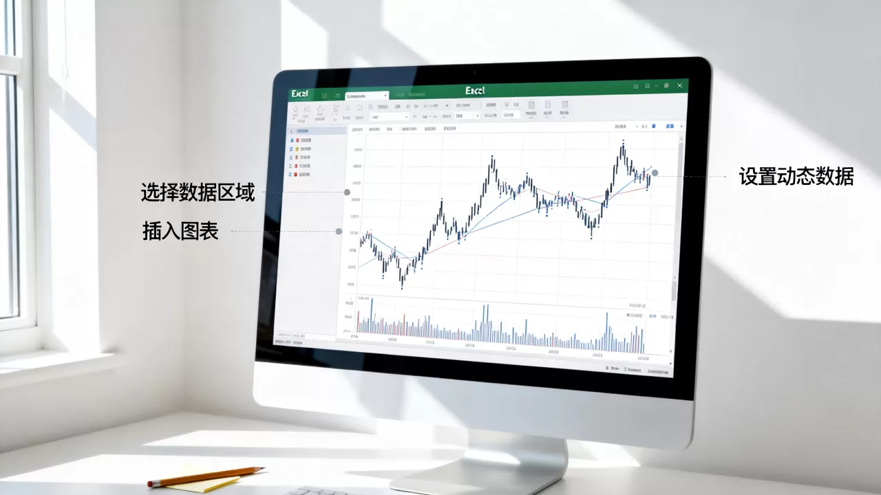 Excel股票图怎么做?如何用Excel制作动态K线图 Excel股票图怎么做?如何用Excel制作动态K线图