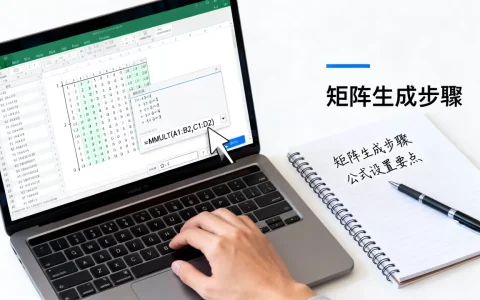 如何在Excel生成矩阵？Excel矩阵公式怎么设置