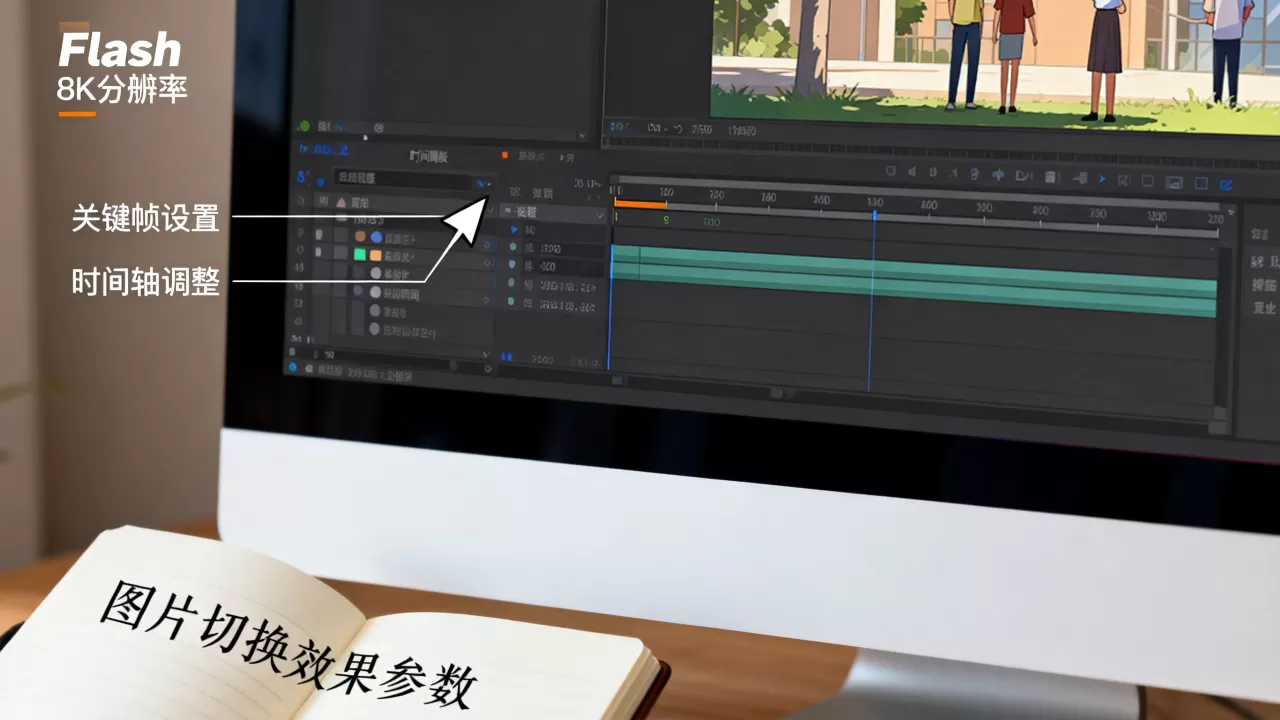 Flash图片切换效果怎么做?flash动画制作教程 Flash图片切换效果怎么做?flash动画制作教程