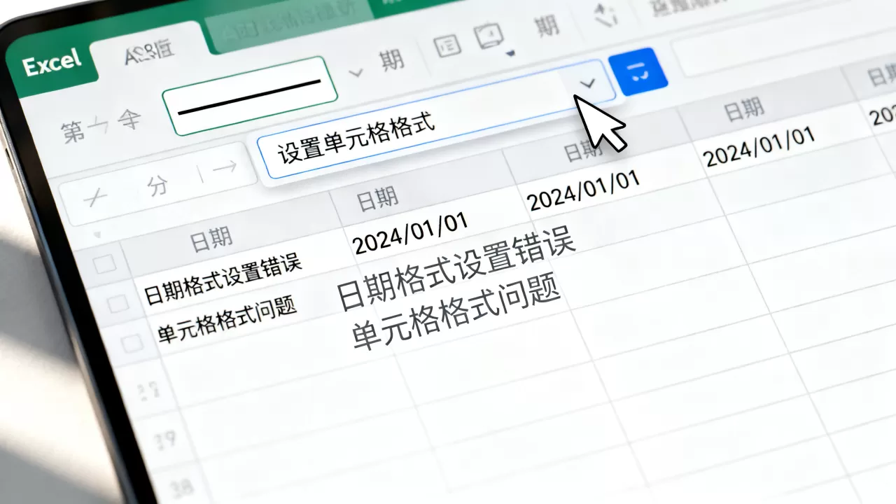 Excel日期出现横线怎么解决?excel日期变成横线原因 Excel日期出现横线怎么解决?excel日期变成横线原因