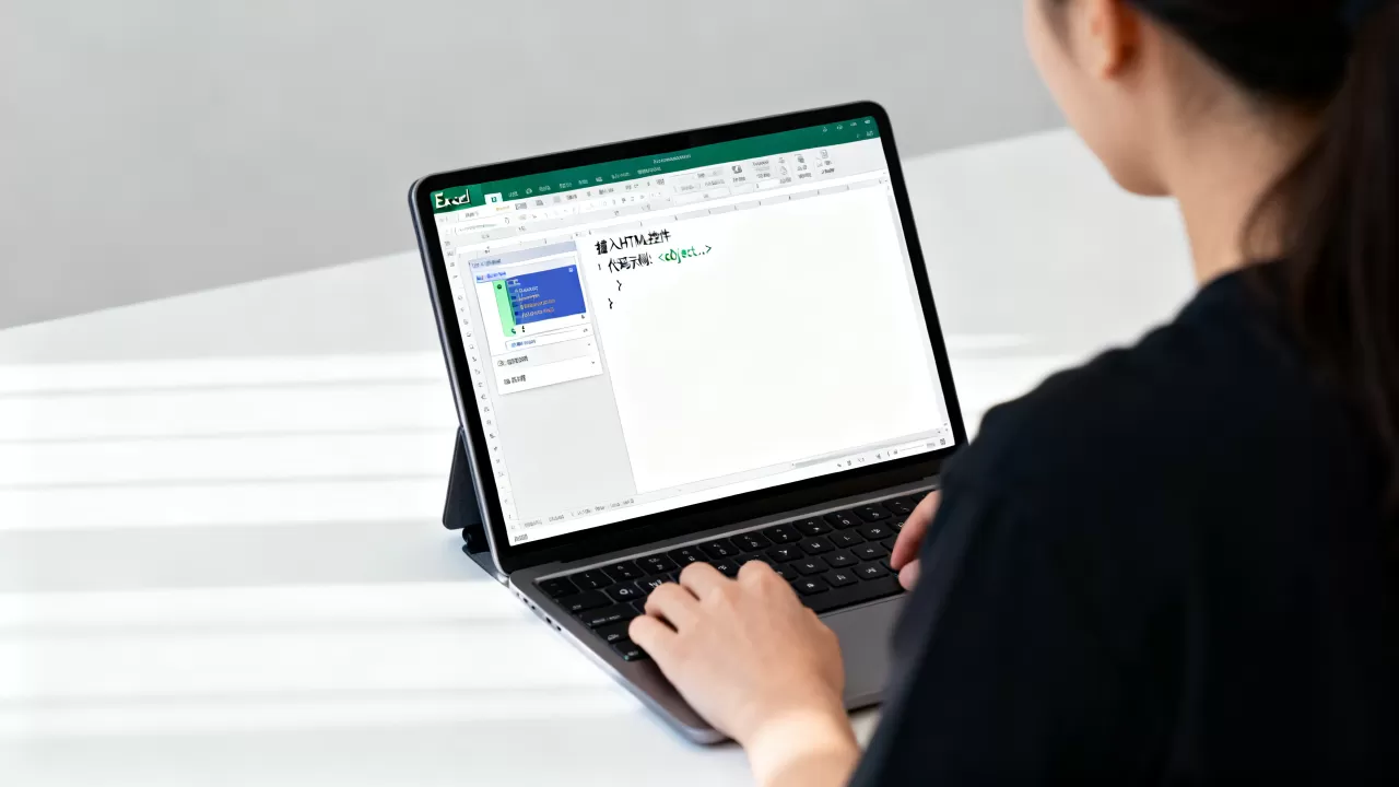 Excel中HTML控件怎么用?Excel插入HTML控件代码 Excel中HTML控件怎么用?Excel插入HTML控件代码
