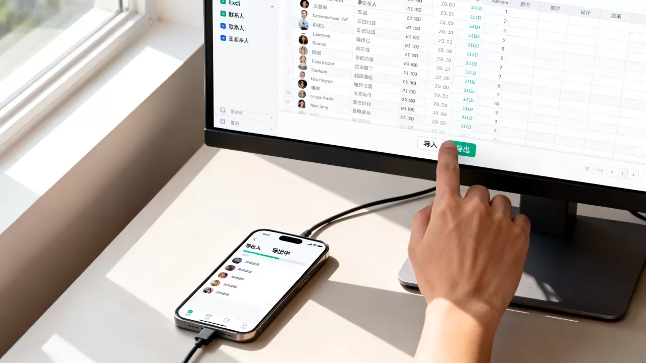 Excel表格联系人怎么管理?如何批量导入导出通讯录 Excel表格联系人怎么管理?如何批量导入导出通讯录