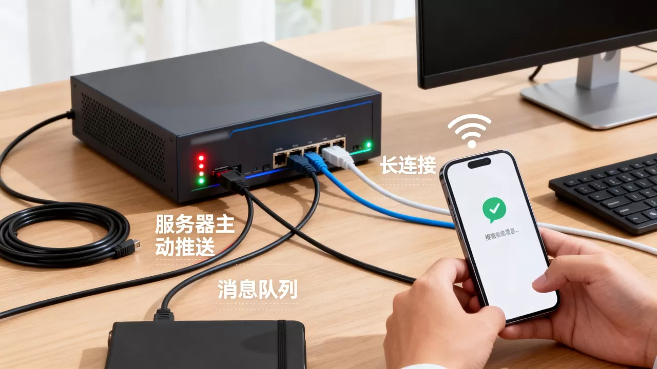 服务器如何发消息给客户端？服务器向客户端推送消息的方法