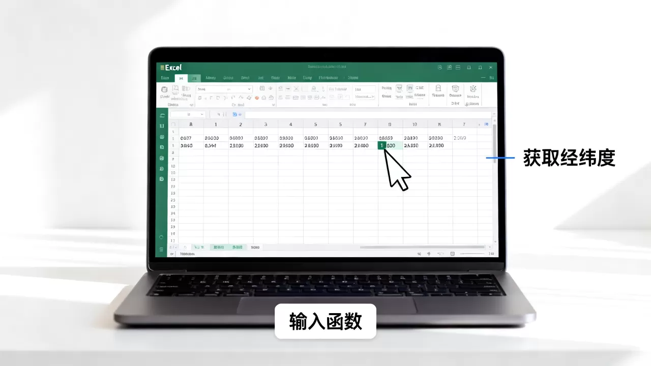 Excel怎么获取位置？excel获取经纬度坐标方法