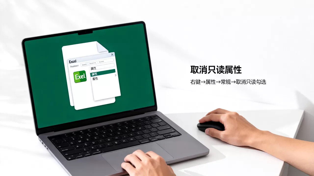 Excel文件只能只读怎么解决?如何修改只读属性 Excel文件只能只读怎么解决?如何修改只读属性