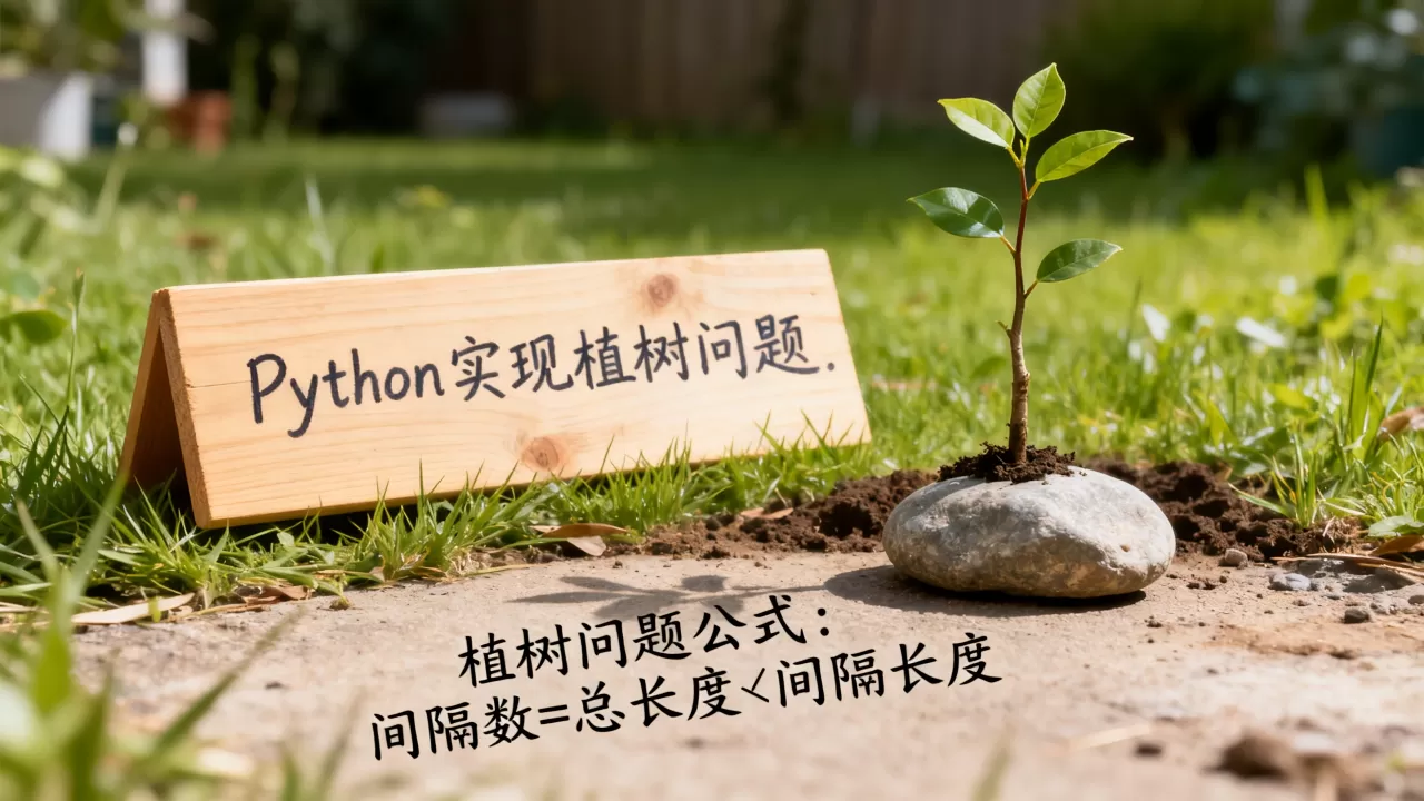 Python怎么实现植树问题,植树问题公式怎么计算? Python怎么实现植树问题,植树问题公式怎么计算?
