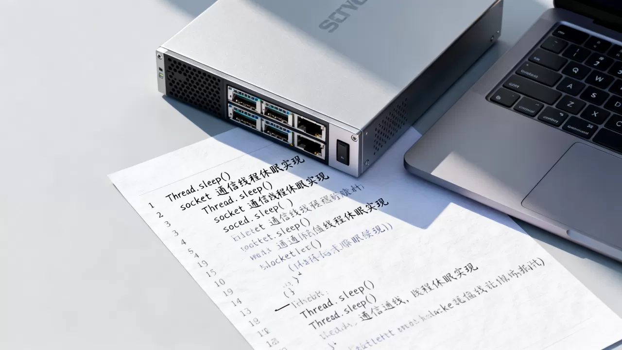 服务器发送给客户端的线程休眠怎么实现，Socket通信线程休眠怎么写？