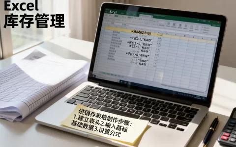 Excel库存管理公式怎么设置最简单，Excel进销存表格怎么做？