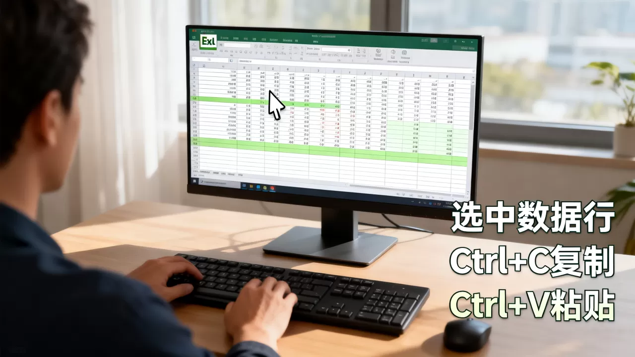 Excel怎么快速复制行数，Excel怎么快速复制多行数据？