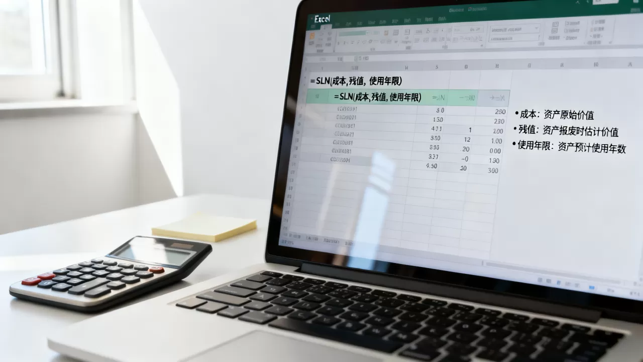 Excel计算折旧怎么操作最简单,Excel折旧函数SLN怎么用? Excel计算折旧怎么操作最简单,Excel折旧函数SLN怎么用?