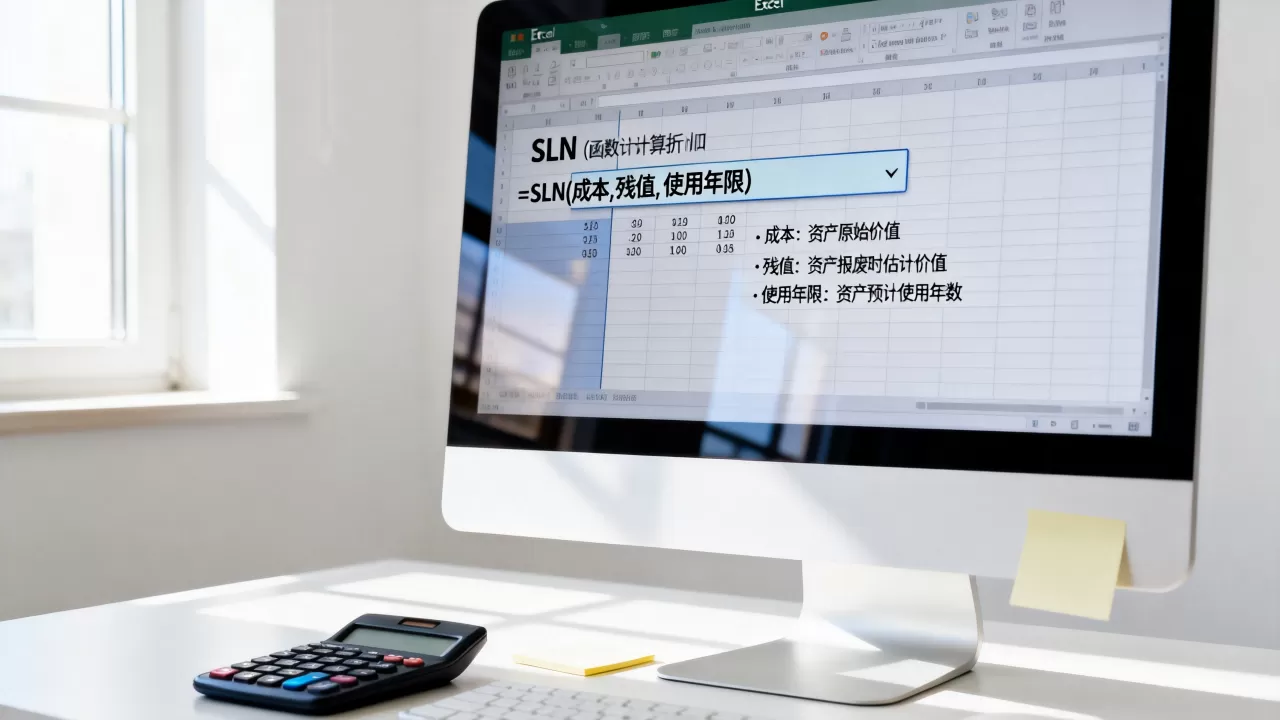 Excel计算折旧怎么操作最简单,Excel折旧函数SLN怎么用? Excel计算折旧怎么操作最简单,Excel折旧函数SLN怎么用?