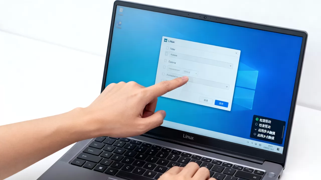 Linux系统怎么开启多点触摸，触摸屏没反应怎么办？