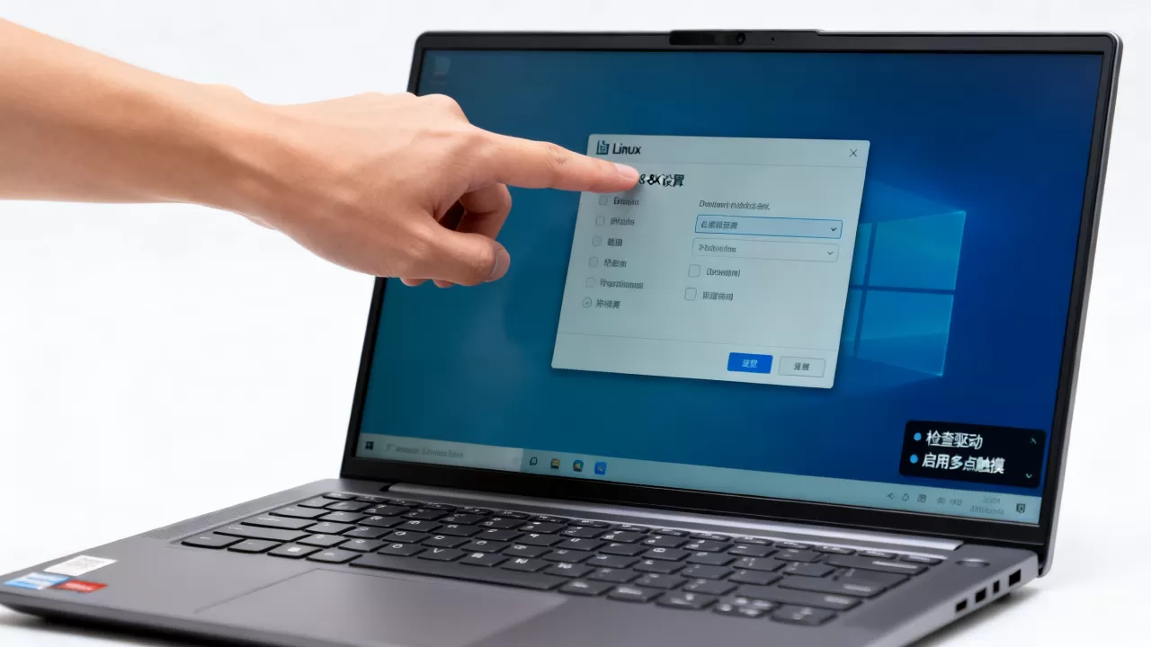 Linux系统怎么开启多点触摸，触摸屏没反应怎么办？
