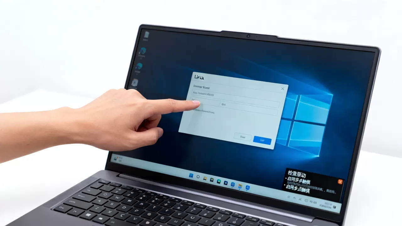 Linux系统怎么开启多点触摸，触摸屏没反应怎么办？