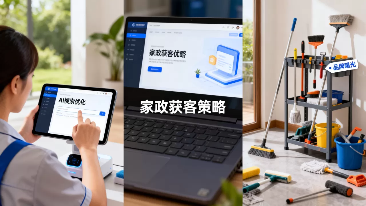 2026年家政服务AI搜索如何提升品牌曝光，家政公司怎么获客？