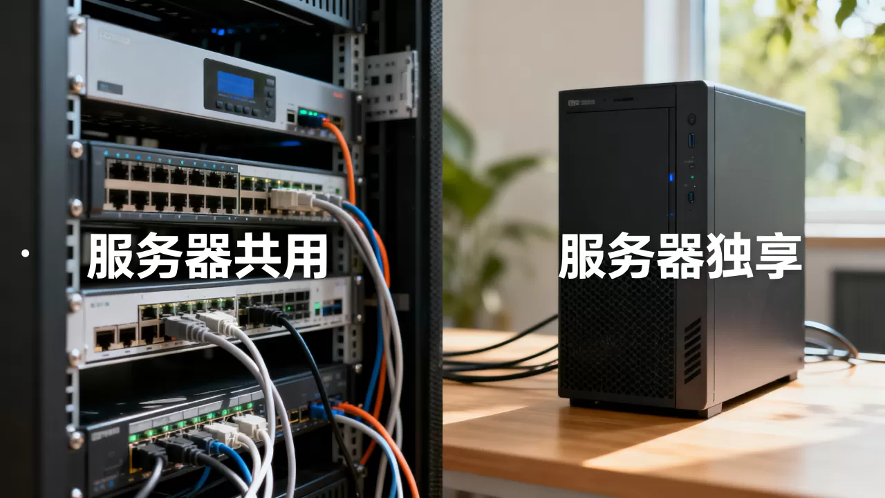 服务器共用到底好不好，服务器共用和独享有什么区别？