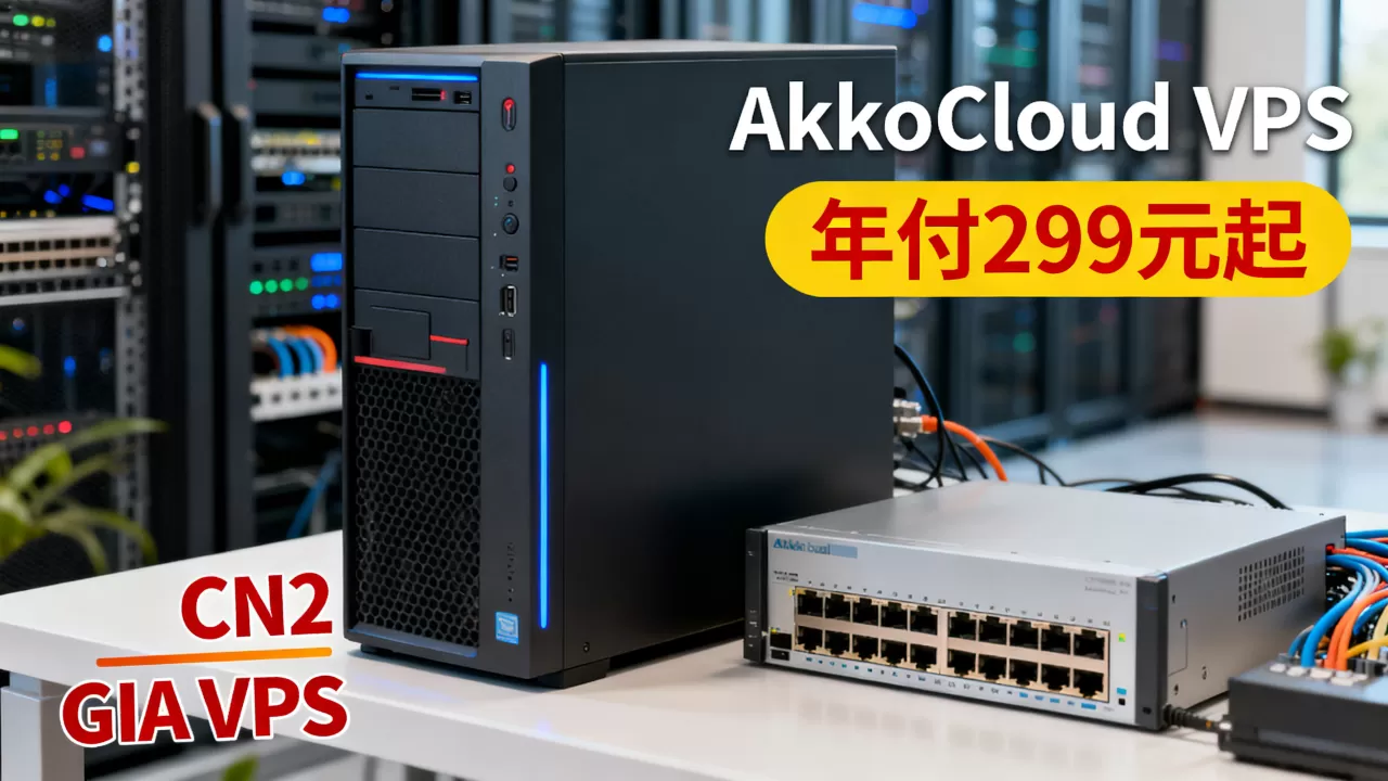 AkkoCloud VPS年付299元起好用吗,CN2 GIA VPS哪个好? AkkoCloud VPS年付299元起好用吗,CN2 GIA VPS哪个好?
